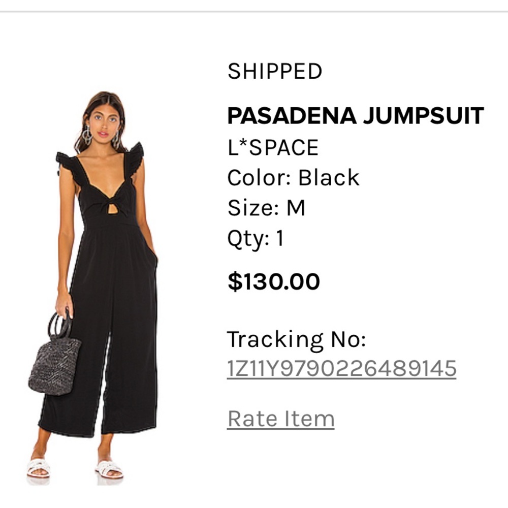 Black jumpsuit